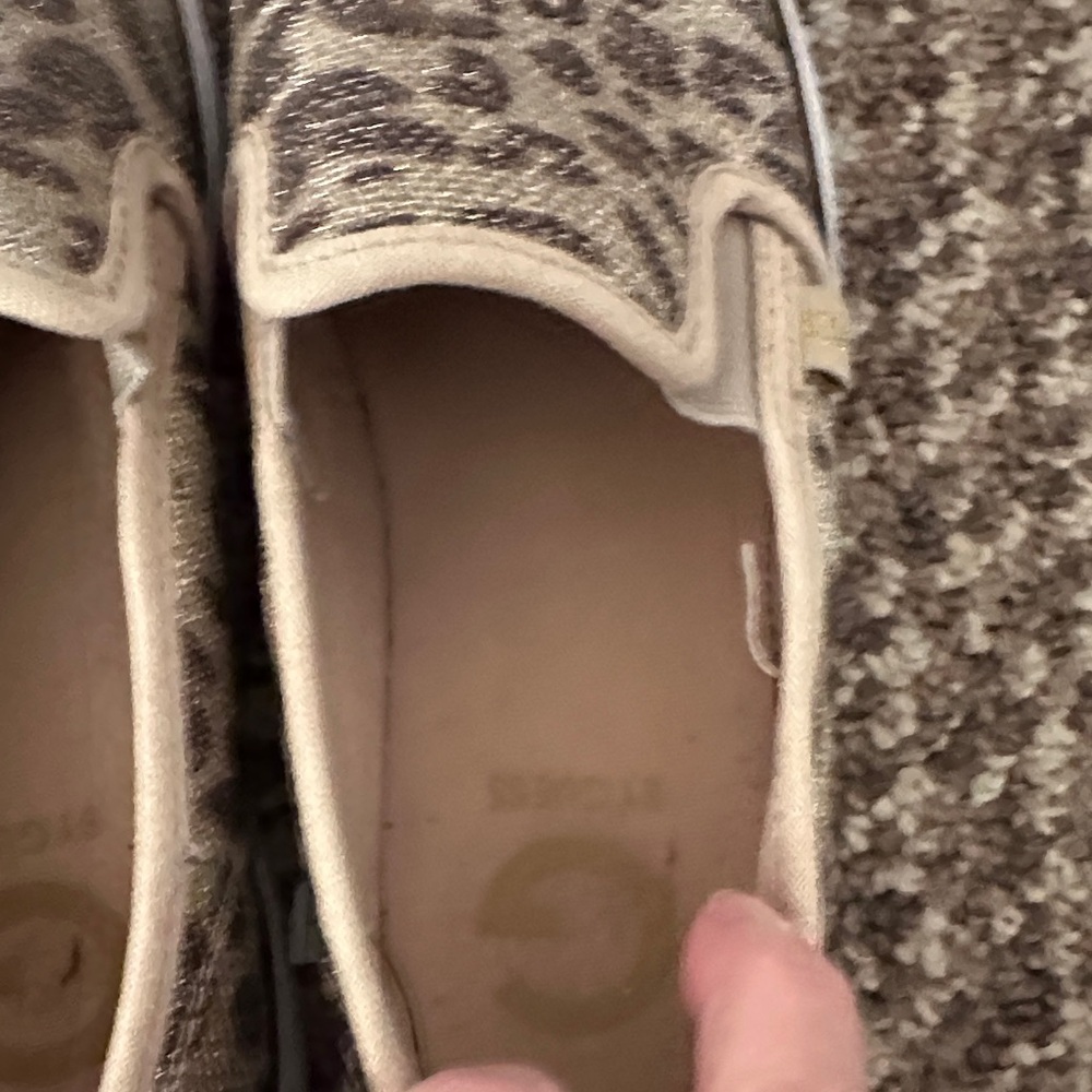 G by Guess Tan and Black Leopard Kids Sneakers - Picture 2 of 3